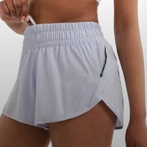 NWT! Lululemon Track That HR Lined Short 3" Pastel Blue Sz 0